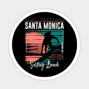 Santa Monica Surfing Magnet